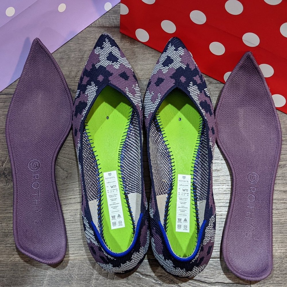 Rothy's Points in Violet Botanicamo